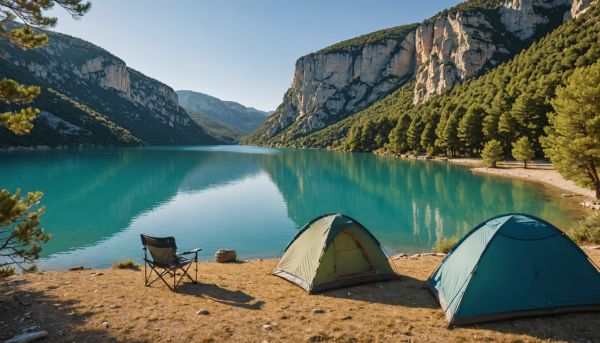 Planifier un week-end camping Verdon au bord du lac